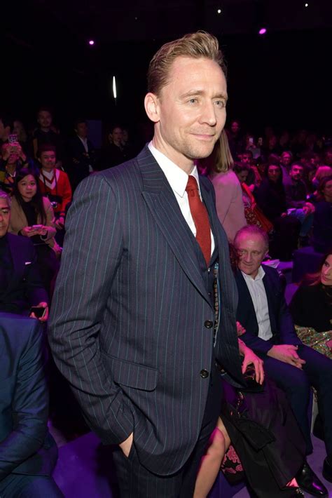 Tom Hiddleston’s Front Row Fashion at Gucci Fall .